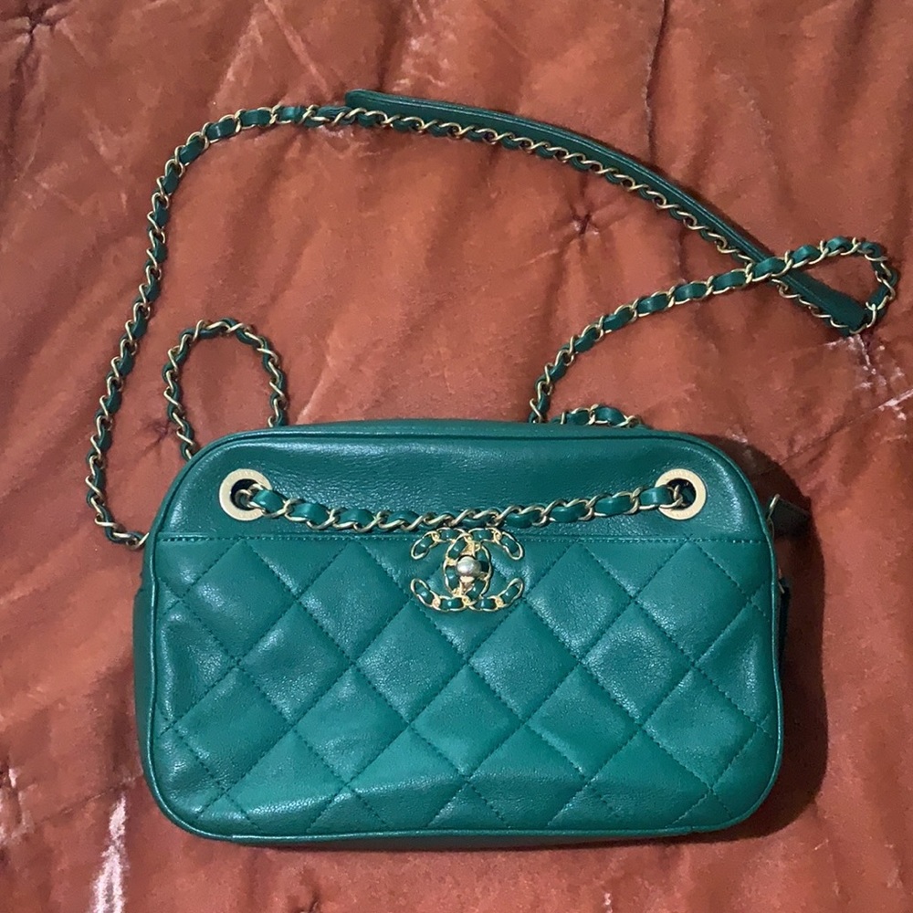 Chanel camera case bag